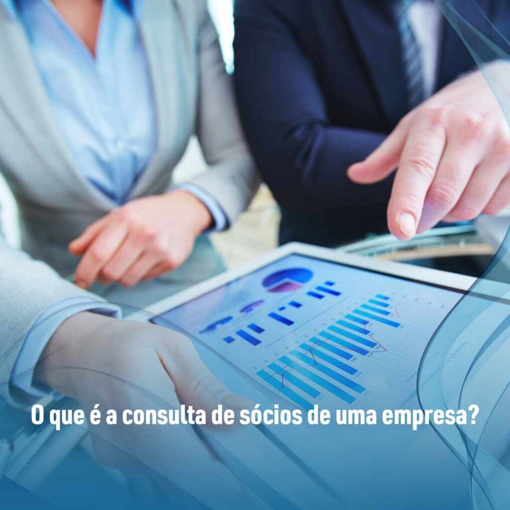 O que é a consulta de sócios de uma empresa